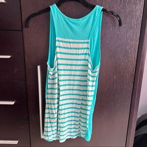 4/$20 Charming Charlie racerback striped tank top